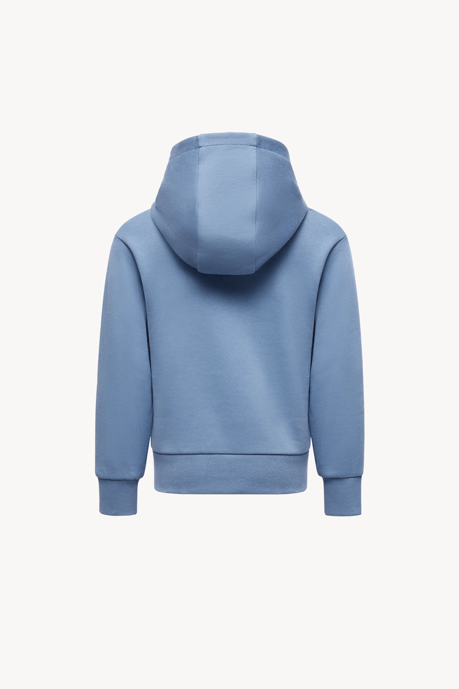 Logo Cotton Hoodie Boy Cobalt Blue Moncler 4